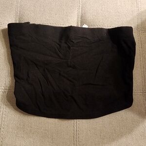 H&M Divided Bandeau Crop Top Black